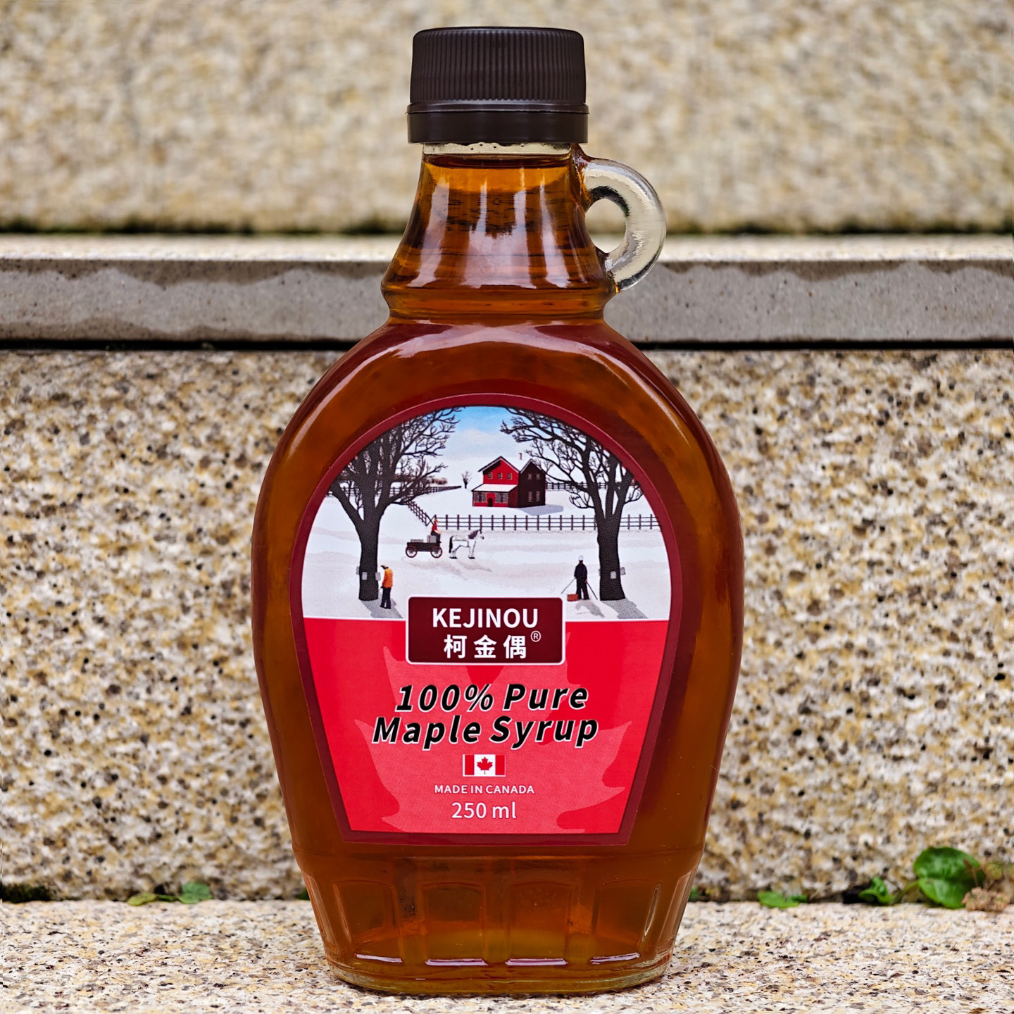 柯金偶100%纯枫糖浆加拿大枫叶糖浆华夫饼调味品PURE MAPLE SYRUP