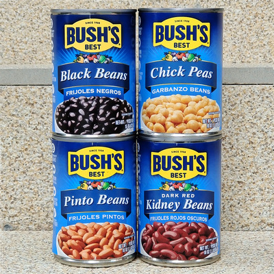 黑豆红腰豆花斑豆鹰嘴豆类罐头