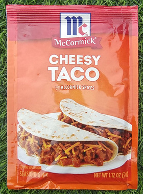味好美墨西哥煎玉米卷切达奶酪味调料McCormick CHEESY TACO MIX
