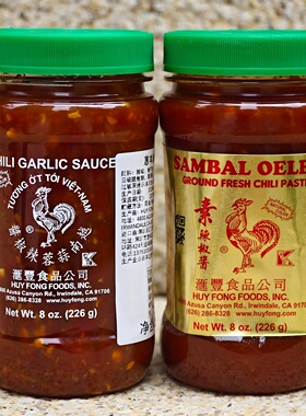 汇丰蒜蓉辣椒酱素辣酱炸鸡调味酱参巴酱SAMBAL OELEK CHILI PASTE