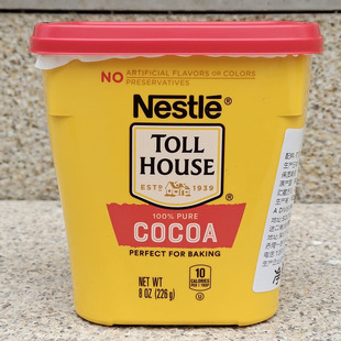 美国雀巢无糖纯可可粉咖啡奶茶提拉米苏烘焙原料100% PURE COCOA