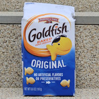 Extraordinary Farm Goldfish-shaped cookies Cheddar Cheese Kids Snack GOLD FISH BAKED CRACKERS thumbnail 2