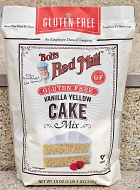 鲍勃红磨坊香草蛋糕预混粉无麸质蛋糕预拌粉GLUTEN FREE CAKE MIX