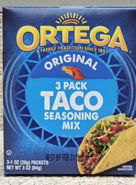 脆玉米饼馅料调料粉原味塔可饼调味料ORTEGA TACO SEASONING MIX
