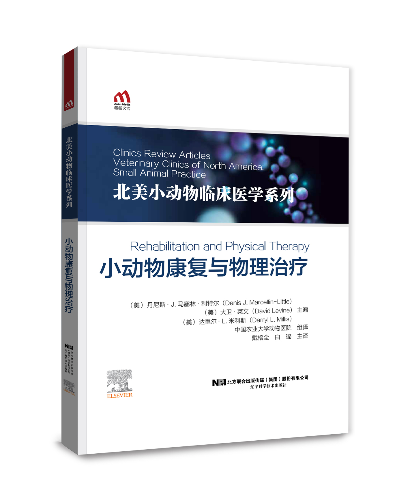 小动物康复与物理治疗戴榕全白璐译北美小动物临床医学系列犬猫疾病康复护理教程宠物医生兽医书-封面