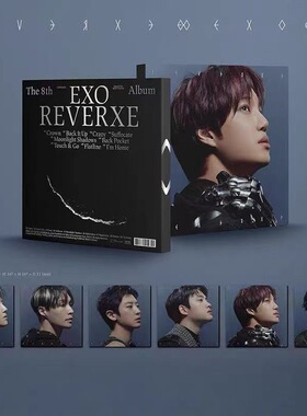 正版现货 EXO专辑 正规8辑 REVERXE CD唱片 官方小卡海报周边