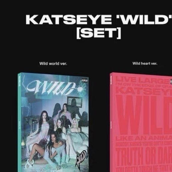 正版现货 KATSEYE 新专辑mini3 WILD PB 猫瞳 周边小卡海报