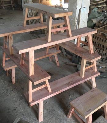 香樟木仿古舞狮练功烧烤长条凳