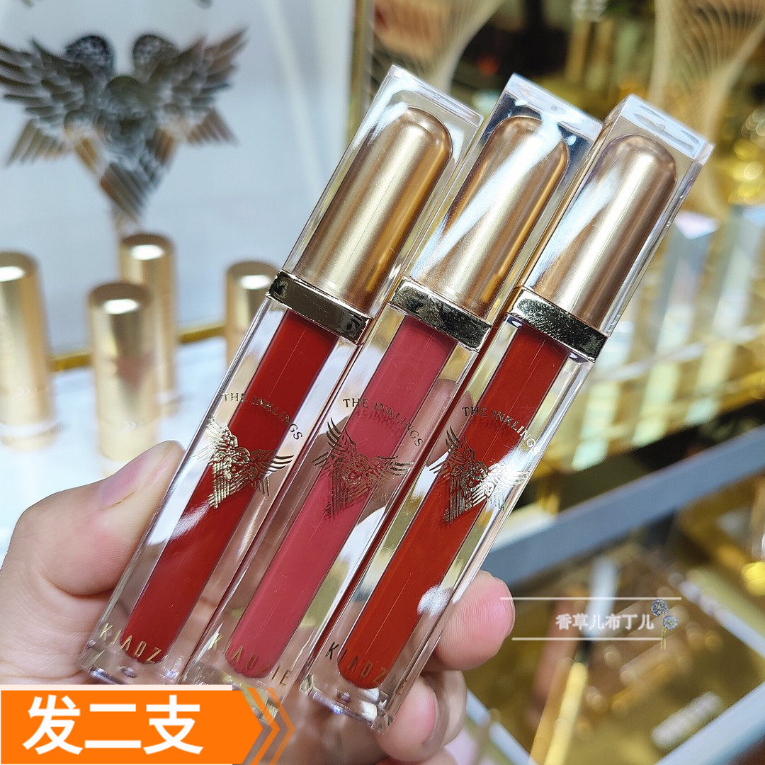 卡芝卡芝丝绒雾面哑光唇釉口红女丝绒复古显白不易沾杯持久唇泥
