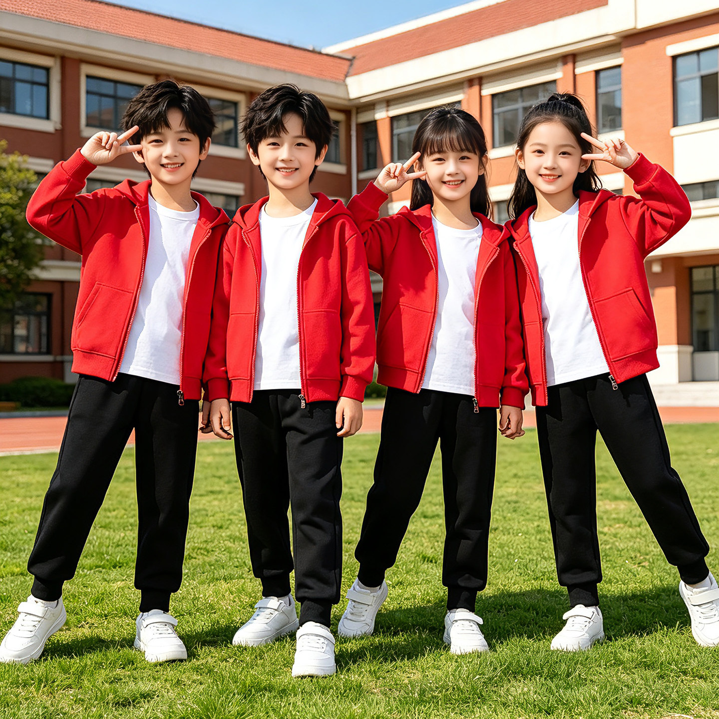 小学生运动会多巴胺秋季套装