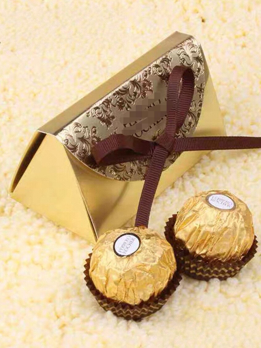 费列罗巧克力2粒装喜糖盒子婚庆结婚情人节伴手礼盒复古空盒礼物