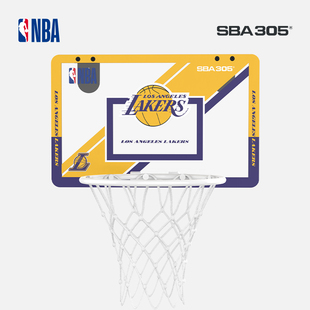 SBA305官方NBA联名 迷你篮球框儿童室内篮球架可折叠便携式湖人队