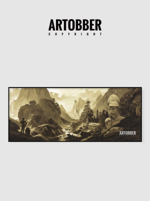 Daniel Arsham 雕塑版画卡通风格装饰画卧室客厅潮流艺术高清挂画