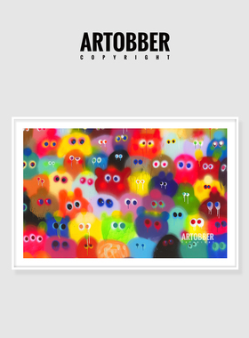 JonBurgerman乔恩伯格曼潮流艺术版画高端客厅卡通装饰画卧室挂画