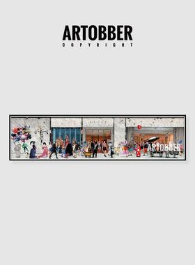 韩国艺术家Kwon Neung权能潮流卡通人物版画餐厅卧室书房高清版画