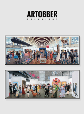 Kwon Neung韩国艺术家权能卧室客厅书房高清挂画潮流卡通人物版画