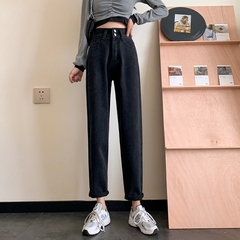 Real price real shot autumn 2021 Korean version new high waist thin wide leg pants