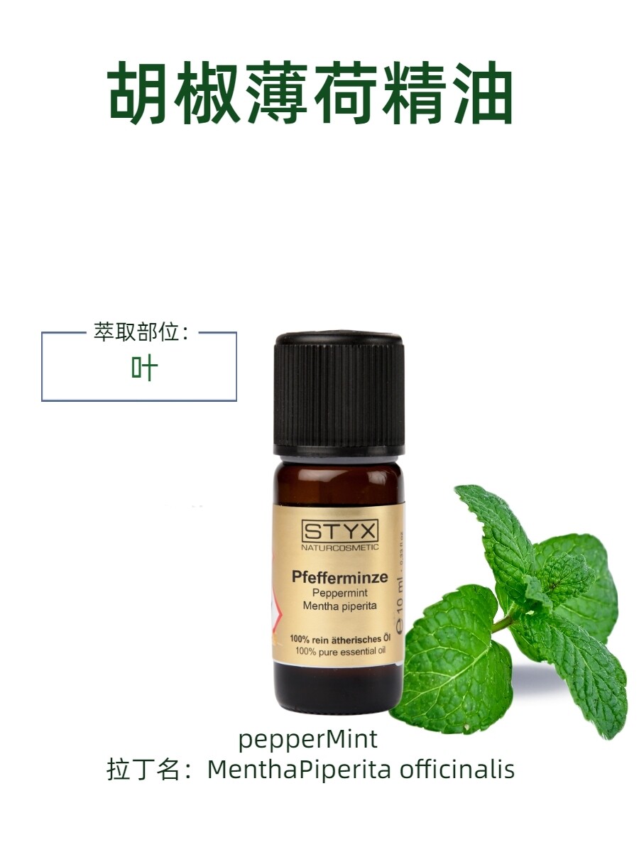 奥地利诗蒂克 STYX 胡椒薄荷精油PepperMint有机芳疗