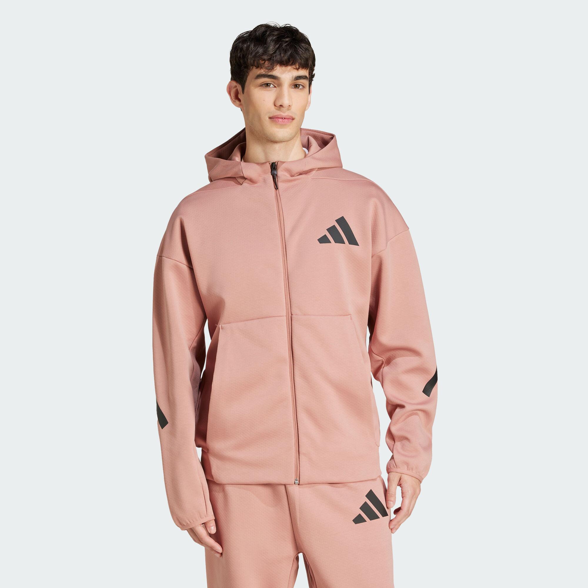 阿迪达斯男子黑标制服亲肤柔软连帽夹克外套JD2908|JD2911|JD5984