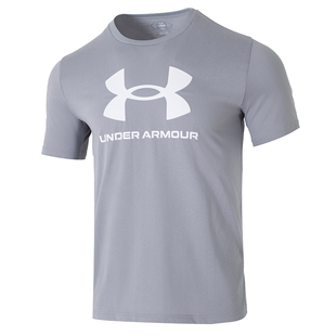 安德玛男装短袖春夏新款跑步T恤衫运动户外透气健身服1382911