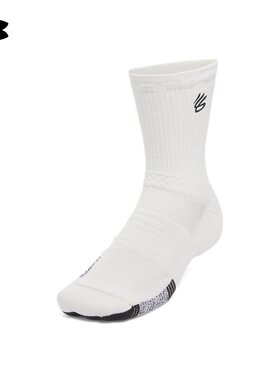 安德玛UA库里Playmaker男女情侣篮球运动中筒袜-1双装1376231