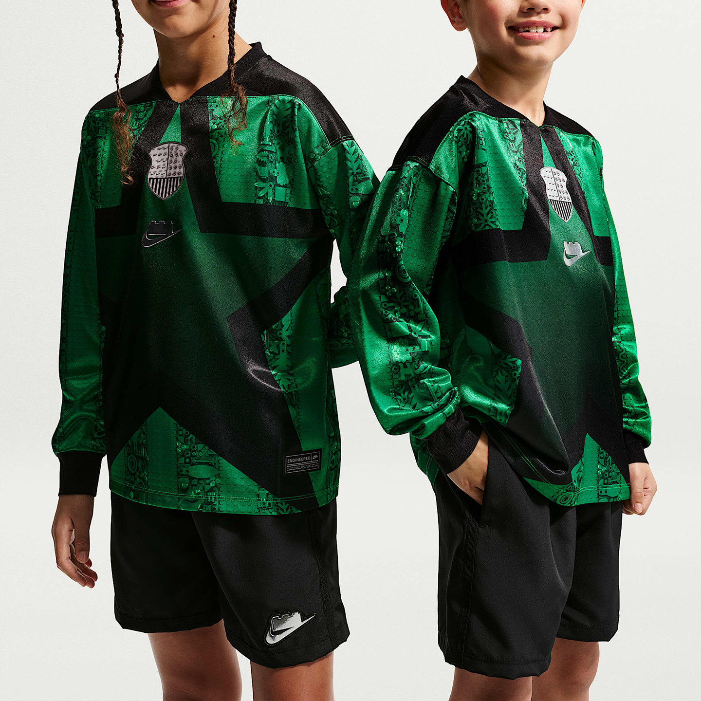 耐克Nike x LEGO® Collection大童速干守门员长袖球衣IO3128
