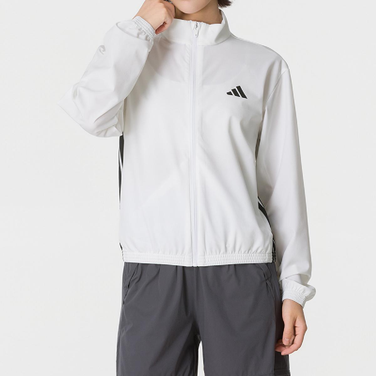 阿迪达斯女装外套运动服跑步训练运动夹克KT3785