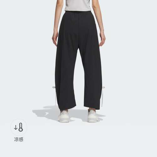 阿迪达斯女子凉感高腰宽松辣妹香蕉裤JY7666|JY7667|KR8706