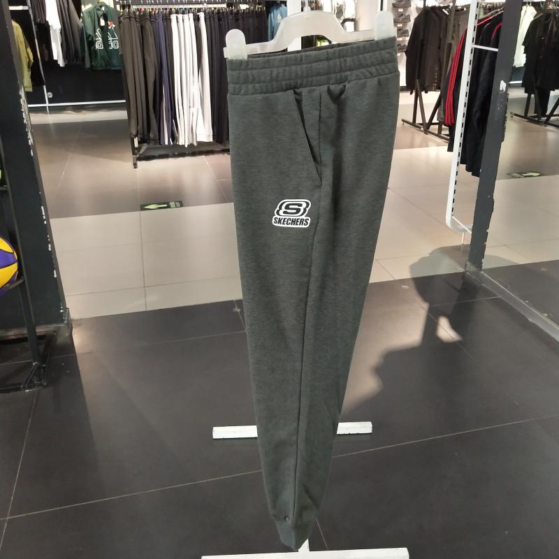 Skechers斯凯奇女裤休闲裤束脚运动卫裤长裤L121W211 L323W019