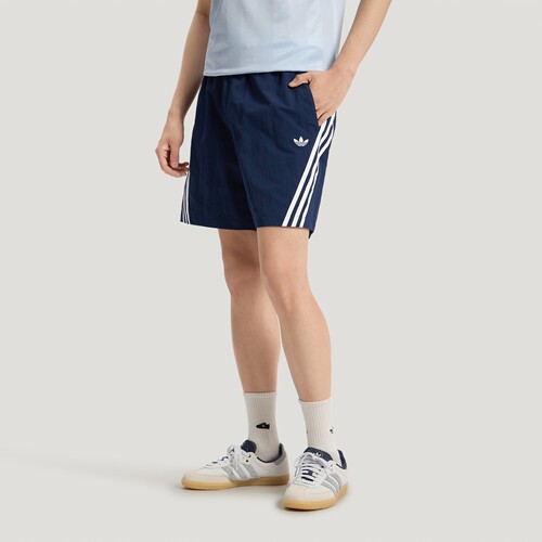 阿迪达斯男子BASIC SHORT 日常柔软休闲运动短裤LE7348|LE7349