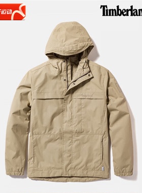 添柏岚连帽防风梭织夹克男户外宽松运动服外套A695WDH4 A68XF