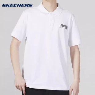 L223M110 SKECHERS斯凯奇男装 POLO衫 夏季 L224M018 训练T恤短袖