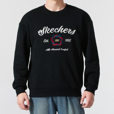 Skechers斯凯奇百搭男士针织套头卫衣L125M058 L125U047 P125U003