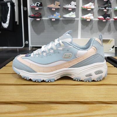 斯凯奇女鞋拼接熊猫鞋厚底老爹鞋运动休闲鞋13143 150536 150547