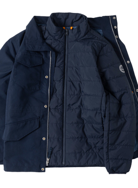 添柏岚三合一夹克男防风运动服休闲保暖外套两件套A69RN A69F2