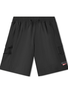 斯凯奇25新款夏季男士舒适透气休闲弹力梭织短裤L225M090-05HT