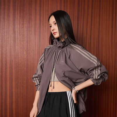阿迪达斯三叶草女子复古运动宽松外套KR2625|KR2626