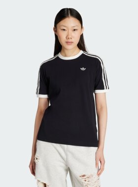 阿迪达斯三叶草女子褶边运动短袖T恤KC8819|KC8820|KC8821