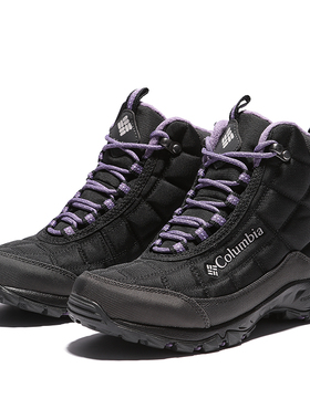 哥伦比亚女鞋24秋冬新品户外保暖加绒夹棉防水防滑徒步鞋BL5828