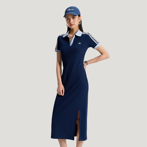 阿迪达斯三叶草女子休闲运动连衣裙KY5698|KY5699