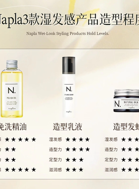 日本napla N. styling serum湿发感造型乳液护卷防毛躁保湿护发乳