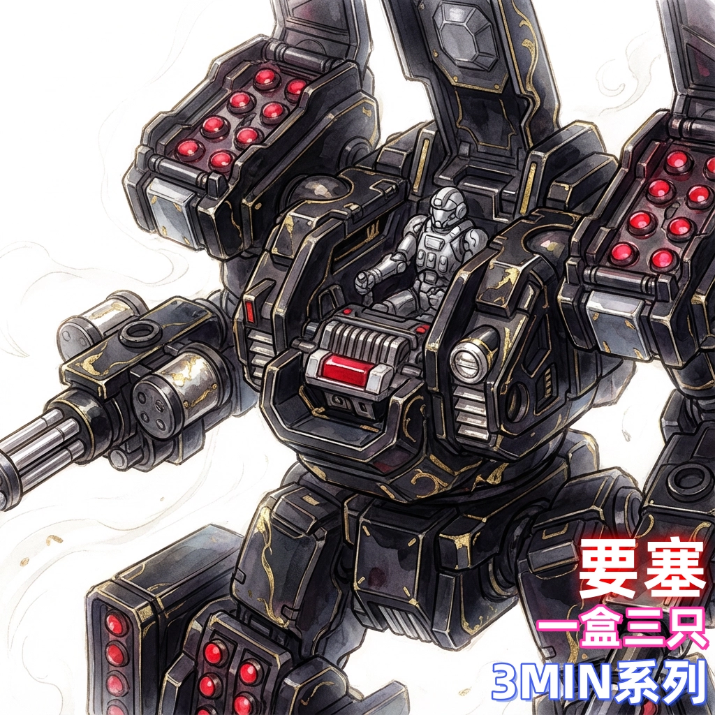 要塞丨全款预售丨 一盒3只丨 三分钟计划系列丨1/60丨酋长大陆