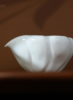 爱曼器 煎雪山房纯手工颜色釉枯荷公道壶承主人杯作品系列