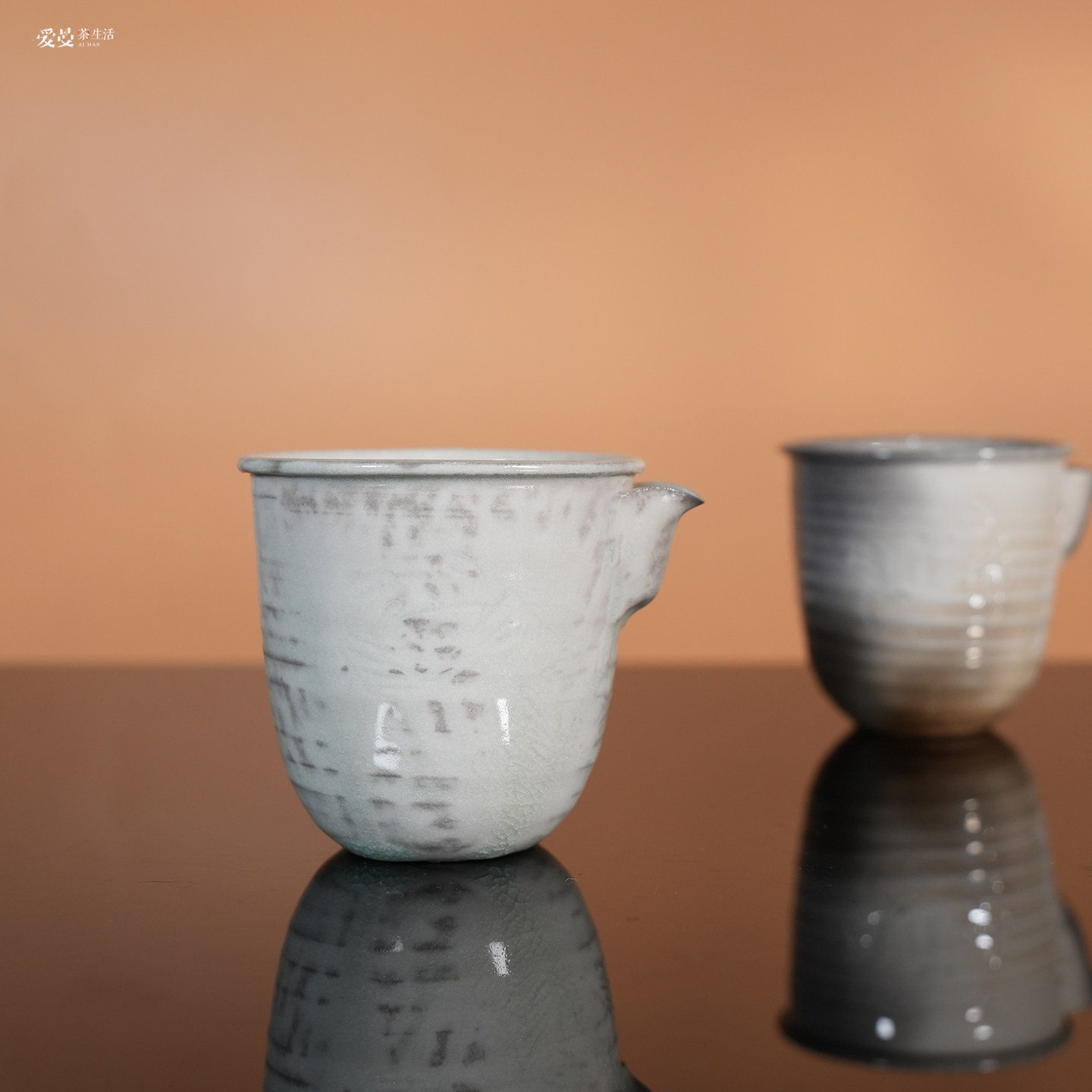 爱曼茶生活木田柴烧手工公道杯