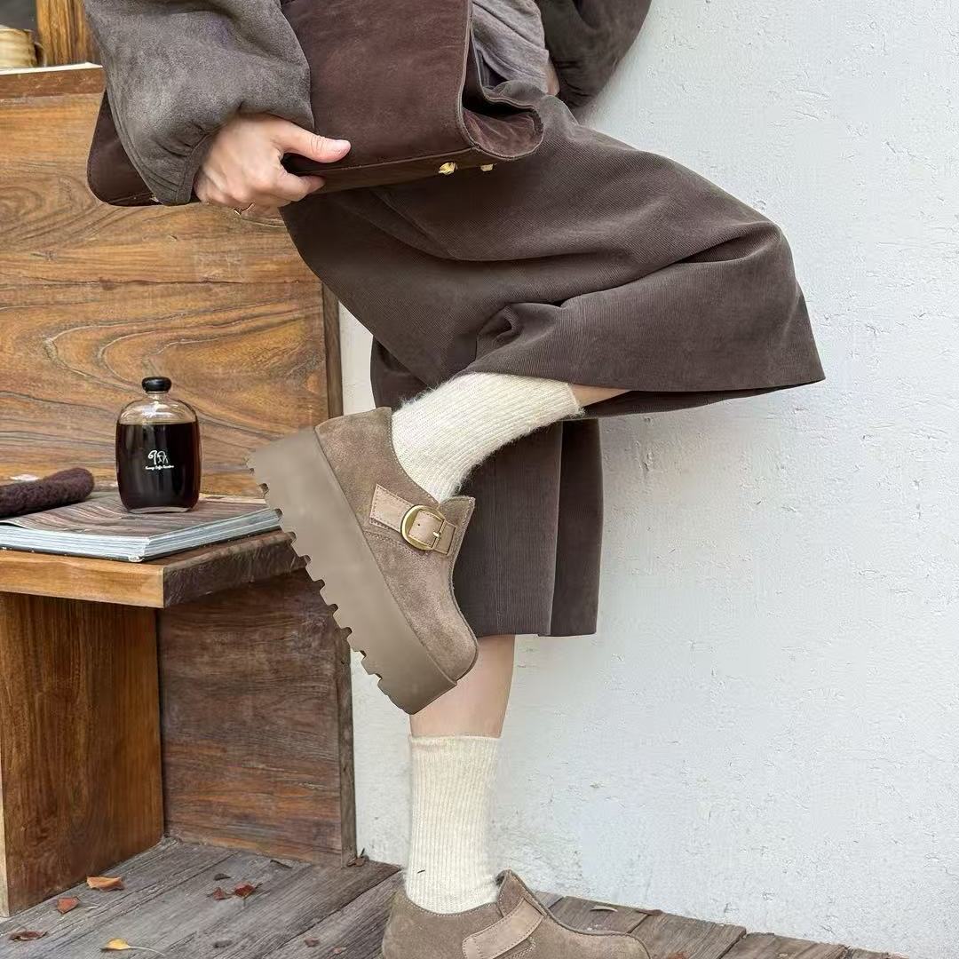 2025秋冬新款复古勃肯鞋