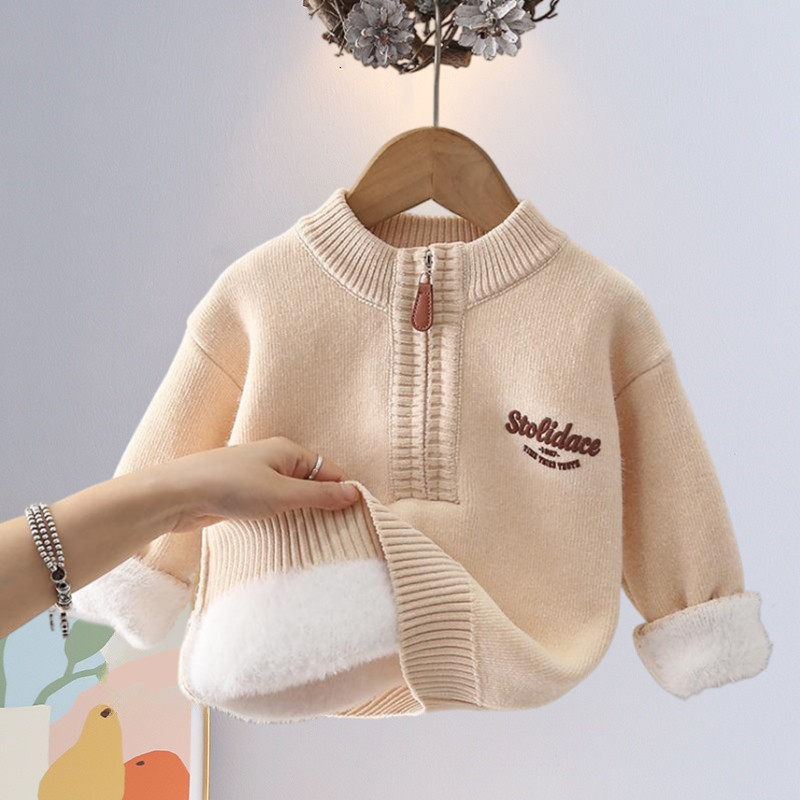 男童毛衣加厚一体绒2025秋冬新款儿童针织衫男孩毛线衫中大童衣服,童装/婴儿装/亲子装,毛衣/针织衫,淘宝优惠券,粉丝福利购,淘宝优惠卷