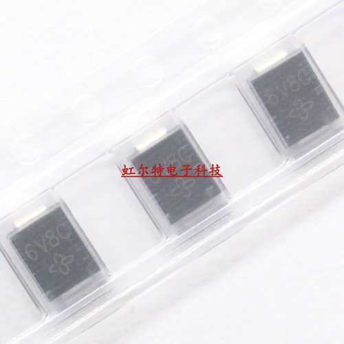 贴片TVS管 SMBJ6.8A 6V8A SMBJ6V8CA 6V8C SMB 600W瞬变二极管