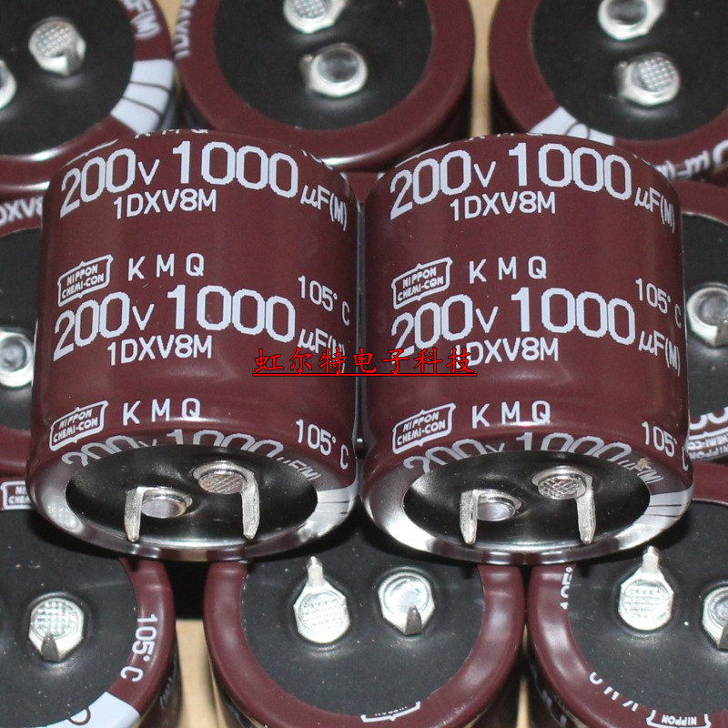 日本黑金刚电解电容 200V1000UF 30*30 1000UF 200V KMQ系105度