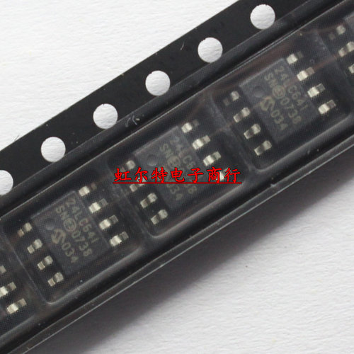 贴片存储IC 24LC64I 24LC641 PIC24LC64T-I/SN SOP-8 全新原装