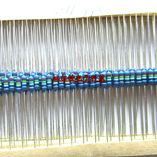 1/4W金属膜电阻0.25W 249K 24.9K 2.49K 249欧 24.9欧 色环 铜脚